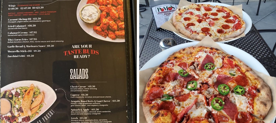 Tito's Pizza & Italian Eatery Menu